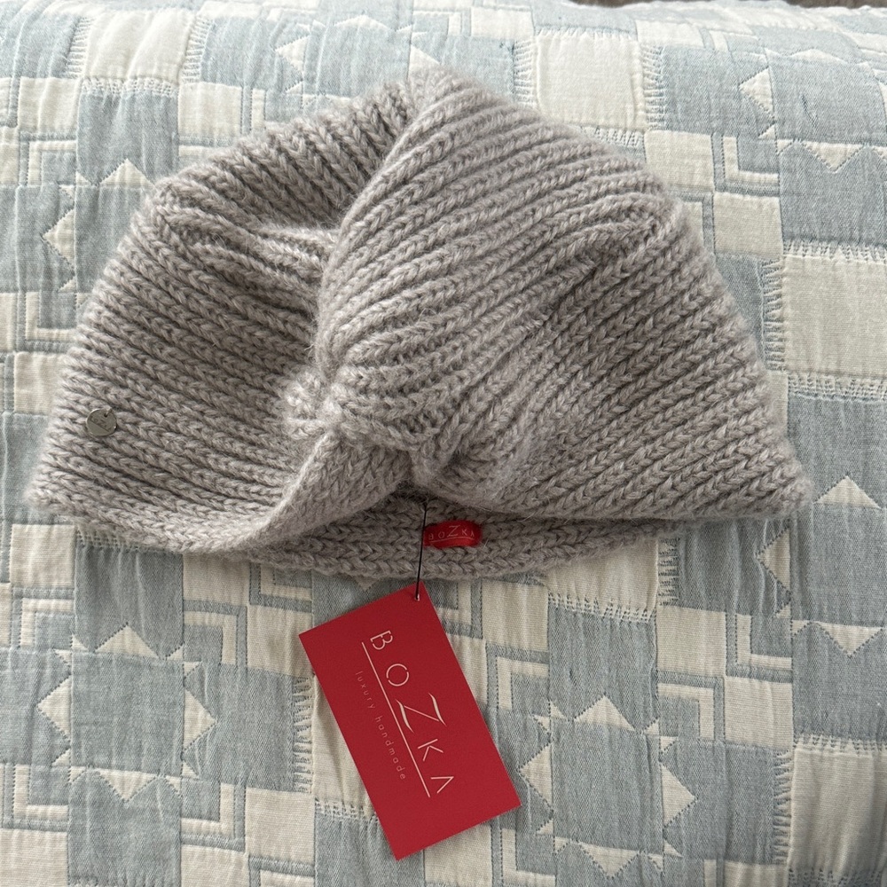 Mohair Knot Hat